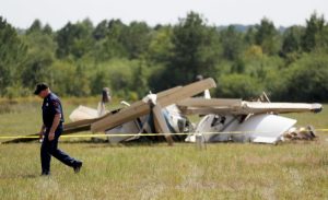 تصادم طائرتين في جورجيا يتسبب بمقتل 3 أشخاص