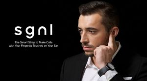 ” Sgnl ” .. سوار ذكي يسمح لك بإجراء المكالمات عن طريق الأصبع