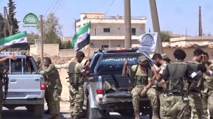 حلب : فصائل الجيش الحر تواصل تقدمها على حساب تنظيم ” داعش ” في ريف جرابلس ( فيديو )
