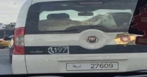 سيارة شرطة تحمل ” خاروف العيد ” تثير سخرية التونسيين