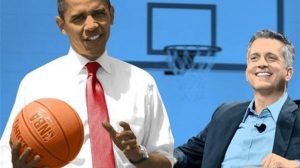 أوباما يلعب كرة السلة يوم الانتخابات !