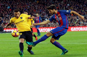 الدوري الإسباني : برشلونة يتعثر أمام ملقة بغياب ميسي و سواريز