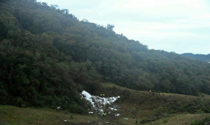 كولومبيا تطلق اسم ” تشابيكوينسي ” على جبل تحطم الطائرة