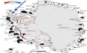 علماء : جبل جليدي بمساحة 5 آلاف كيلومتراً يوشك أن ينفصل عن ” أنتاركتيكا “