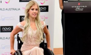 شابة على كرسي متحرك تتقدم إلى مسابقة ملكة جمال أستراليا