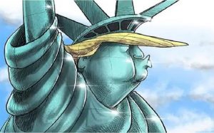 الفرنسيون يطالبون الولايات المتحدة بإعادة ” تمثال الحرية “