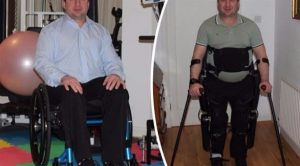 بريطاني مصاب بالشلل يمشي ثانية بفضل ساقين ذكيتين