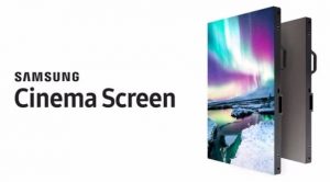 ” سامسونغ ” تكشف عن شاشة سينما جديدة تدعم ” HDR و 4K “