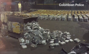 كولومبيا : الشرطة تضبط أكثر من ستة أطنان من ” الكوكايين “