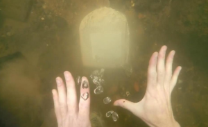 بالفيديو .. غواص يصرخ تحت الماء بعد عثوره على بقايا بشرية