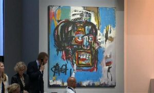 بيع لوحة للرسام الأميركي الراحل ” باسكيا ” بـ 110 مليون دولار ( فيديو )