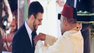 المغني المغربي سعد لمجرد يلتقي الملك محمد السادس في فرنسا