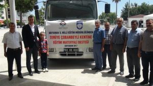 مديرية التعليم في ولاية تركية ترسل شاحنات مستلزمات تعليمية لحلب
