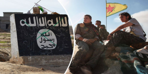 لافروف ينتقد ” وحدات الحماية الكردية ” لاتفاقها مع ” داعش ” على السماح لعناصره بمغادرة الرقة دون عقبات