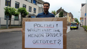 ألمانيا : إحتجاج لأقارب تركي توفي إثر ” عنف الشرطة في فرانكفورت “