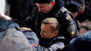 سجن معارض روسي بعد اعتقاله مع 1500 متظاهر