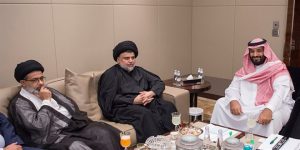 ولي عهد السعودية يستقبل الزعيم الشيعي العراقي مقتدى الصدر في جدة