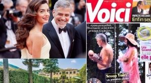 جورج كلوني و زوجته يقاضيان مجلة فرنسية نشرت أولى صور توأميهما