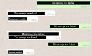 تطبيق “ واتس آب ” يبدأ بإتاحة إمكانية حذف الرسائل بعد إرسالها