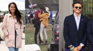 ابنة أوباما تثير جدلاً واسعاً بتقبيلها شاباً في جامعة هارفارد