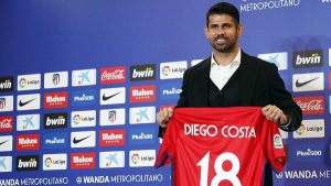 أتلتيكو مدريد يحتفي بعودة دييغو كوستا