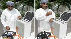 عماني يقول إنه اخترع جهازاً ينتج غاز الطبخ عن طريق الطاقة الشمسية دون الحاجة للغاز الطبيعي ( فيديو )