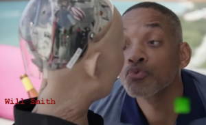 الممثل الأمريكي ويل سميث يحاول تقبيل ” الروبوت صوفيا ” ! ( فيديو )
