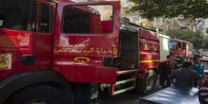 إخماد حريق في مطعم سوري بمصر