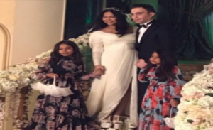 كم بلغت قيمة ملابس ابنتي المطربة المصرية شيرين في حفل زفافها ؟ ( صور )