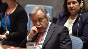 غوتيريش : الاعتقاد بأن الأمم المتحدة ستحل الأزمة السورية “ سذاجة ”
