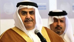 وزير الخارجية البحريني : من حق إسرائيل أن تدافع عن نفسها