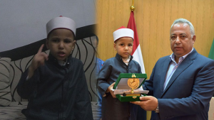 صحيفة مصرية : طفل عمره 4 سنوات يلقي خطبة دينية بالمساجد باللغتين الفرنسية و الألمانية ( فيديو )
