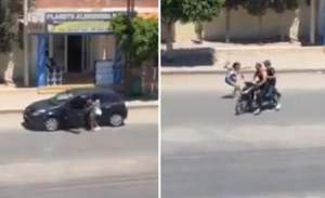 فتاة تونسية تتعرض للسرقة بسبب ” رقصة كيكي ” ! ( فيديو )