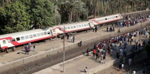 مصرية ترزق بمولود في حادث قطار المرازيق بالبدرشين‎