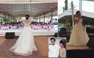 عروس تايلندية بثت حفل زفافها على الهواء .. فلم يحضر العريس ! ( فيديو )