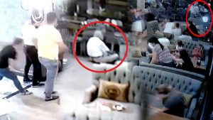 صافحه و قبله ثم أطلق عليه النار .. تركيا : خمسيني يقتل ” ابن حماه ” داخل مقهى مزدحم ! ( فيديو )