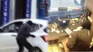 تركيا : سطو مسلح على مكتب لتصريف العملة .. سرقة لمئات الآلاف خلال 20 ثانية ! ( فيديو )