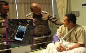 في تايلاند .. هاتف ” آيفون ” ينقذ شرطياً من الموت !