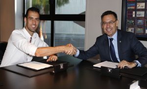 برشلونة يرفع قيمة الشرط الجزائي في عقد بوسكيتس الجديد