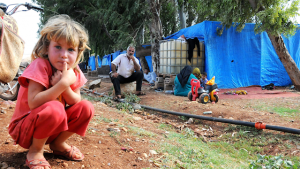 تركيا : عائلات سورية تعيش في ” مخيم مصغر ” بين أشجار الصفصاف منذ 6 سنوات وسط ظروف قاسية ( فيديو )