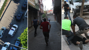 تركيا : تداول واسع لمقطع مصور يظهر إلقاء الشرطة القبض على سوريين لا يحملون ” كيمليك ” خلال حملة تفتيش ( فيديو )