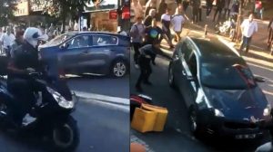 تركيا : مقطع مصور انتشر على نحو واسع يظهر حادثة دهس جماعي في اسطنبول و السبب غير متوقع ! ( فيديو )