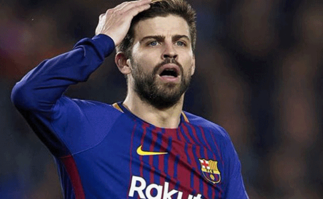 تغريم مدافع برشلونة جيرارد بيكيه بمبلغ 48 ألف يورو