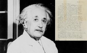 سعر خيالي لآخر رسالة كتبها ألبرت آينشتاين في حياته