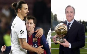 زلاتان إبراهيموفيتش : ميسي كان ينافس رئيس ريـال مدريد على ” الكرة الذهبية ” !