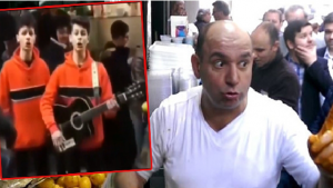 تركيا : انتشار واسع لمقطع مصور يظهر مالك مطعم شهير بغضبه الدائم .. هذا ما فعله بعازفي غيتار ! ( فيديو )