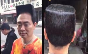 تايواني يتحول إلى نجم بفضل تسريحة شعره الغريبة ( فيديو )