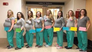 أمريكا : حمل جماعي لـ 9 ممرضات يعملن في قسم واحد !