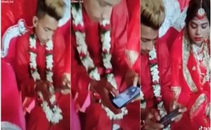 عريس هندي يلعب ” فورتنايت ” في ليلة زفافه ! ( فيديو )