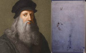 العثور على رسمة جديدة  للرسام العالمي ليوناردو دافنشي
